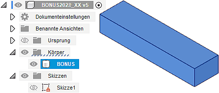 Software CAD - Fusion-Tutorial - BONUS - Basiselement - Koerper-Name.gif