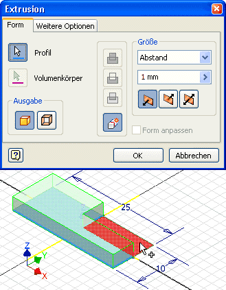 Software CAD - Tutorial - Belastung - bauteil - extrusion.gif