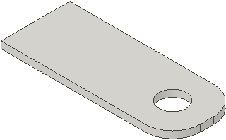 Software CAD - Tutorial - Belastung - lasche 3d schattiert.gif