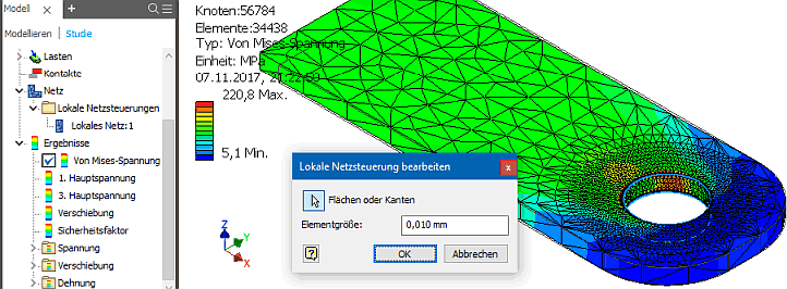 Datei:Software CAD - Tutorial - Belastung - lokale Kantenvernetzung.gif