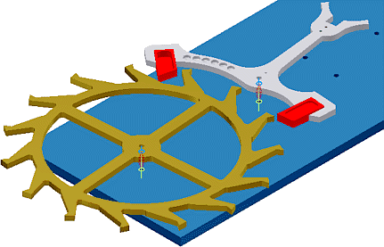 Software CAD - Tutorial - Dynamik - Uhrenbaugruppe - Hemmrad und Anker.gif