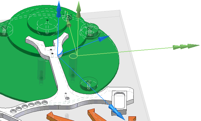 Software CAD - Tutorial - Dynamik - Uhrenbaugruppe - Modell 2D-Kontakt-Ankeranschlag.gif