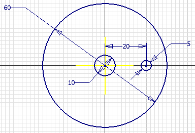 Software CAD - Tutorial - Kinematik - rad1 skizze.gif