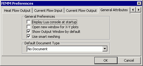 Software FEMM - Elektrostatik - Netz und Berechnung preferences use smart meshing.gif