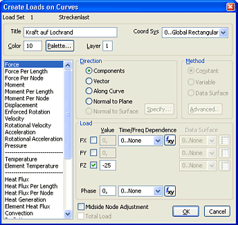 Software FEM - Tutorial - 3D-Mechanik - create loads on curves.gif