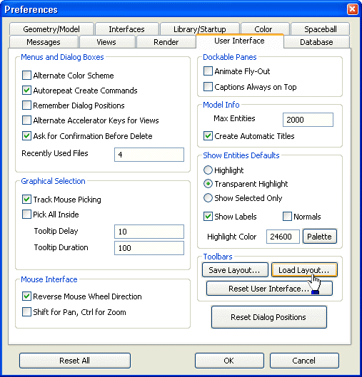 Software FEM - Tutorial - Einleitung - preferences.gif