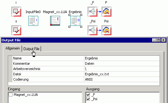 Software FEM - Tutorial - Magnetfeld - optiy outputfile zuordnen.gif